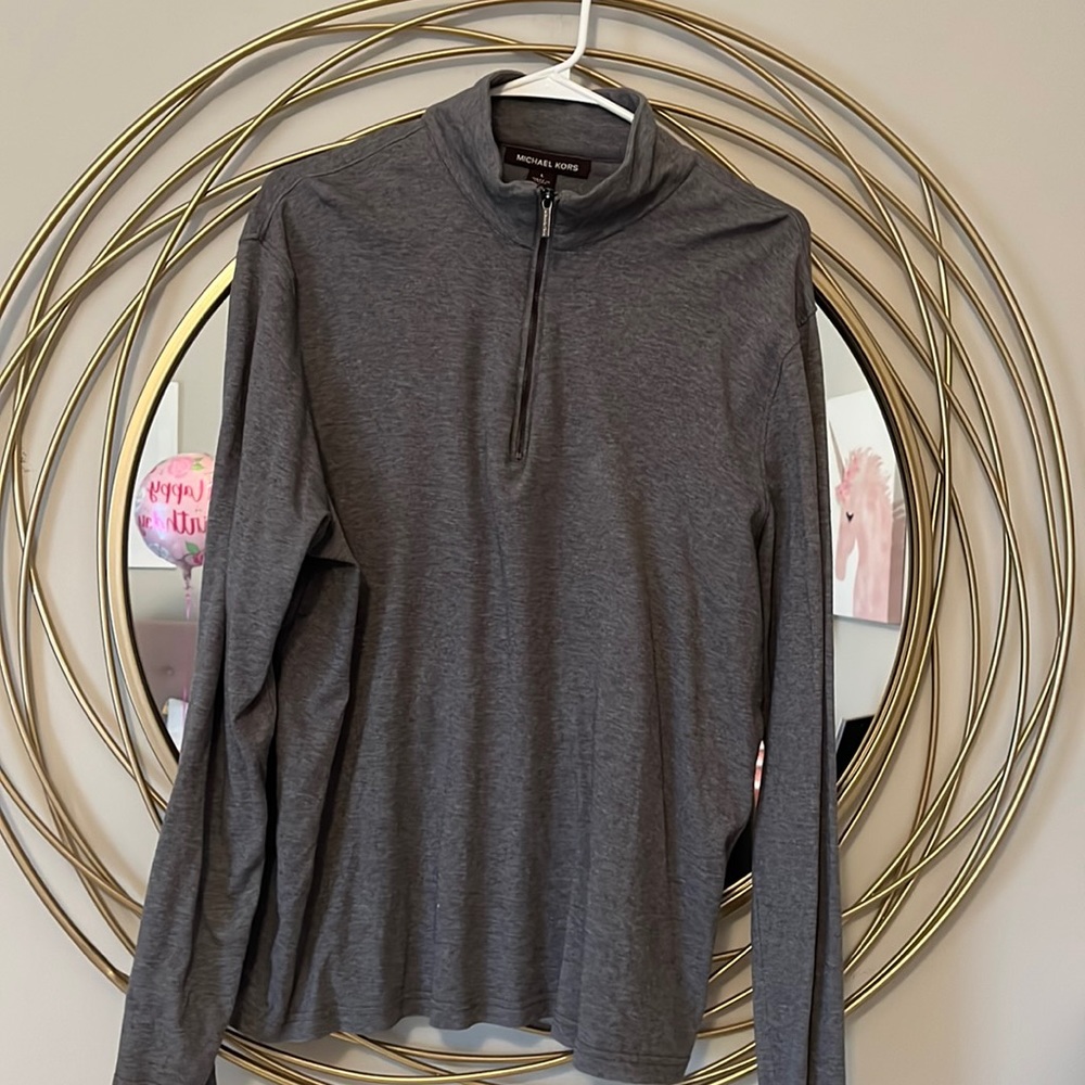 Michael Kors 3/4 zip shirt